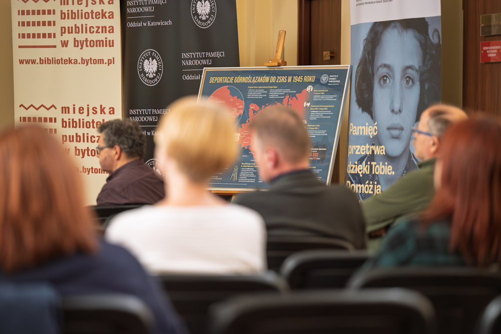 Dyskusja i prezentacja materiałów edukacyjnych IPN na temat „Tragedii Górnośląskiej”. Fot.: IPN Krzysztof Łojko