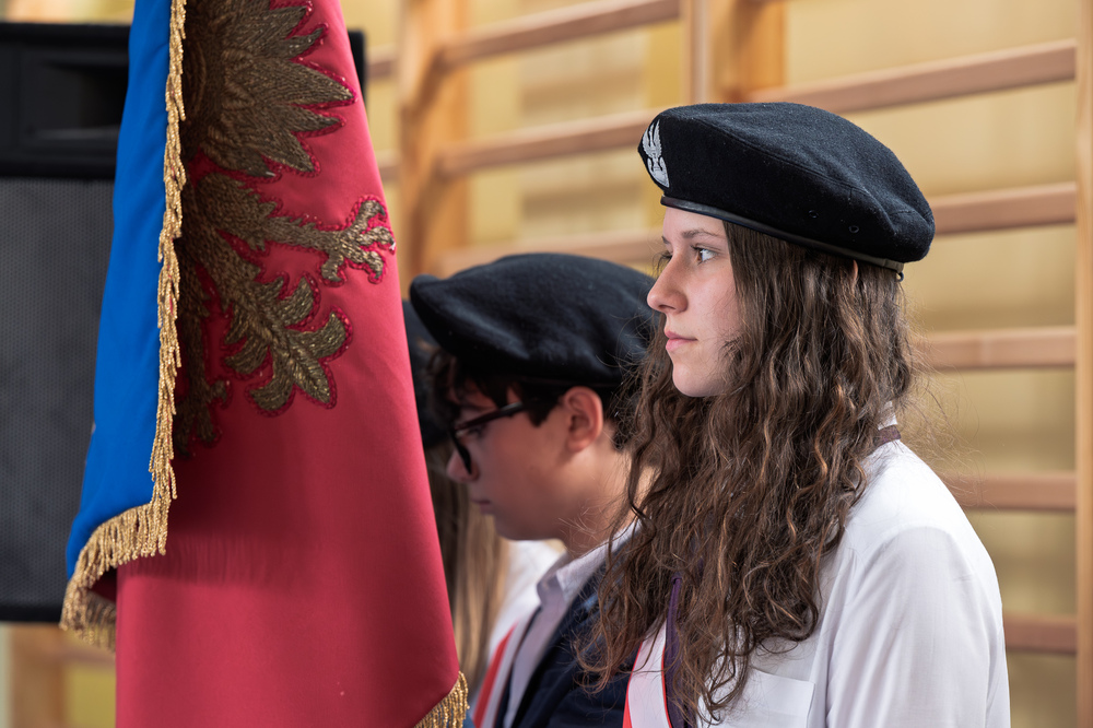 Uroczystość przekazania wystawy wojennych autorstwa Tadeusza Szumańskiego. Fot.: IPN Krzysztof Łojko