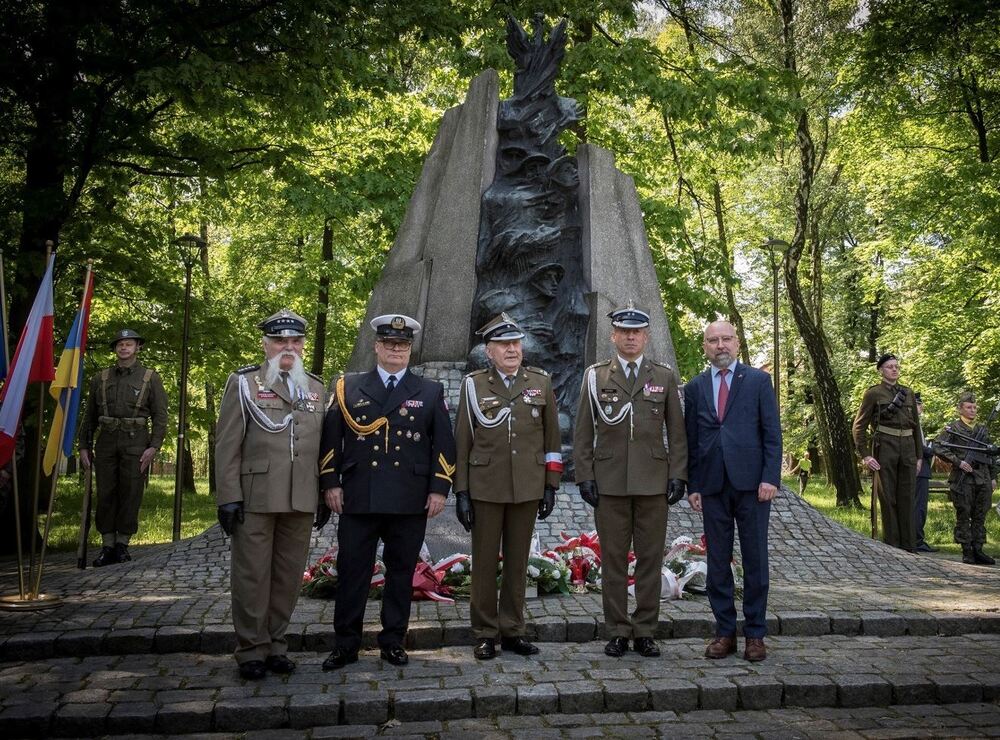 W Zabrzu upamiętniono 81. rocznicę zwycięskiej bitwy pod Monte Cassino. Fot. Krzysztof Liszka/IPN