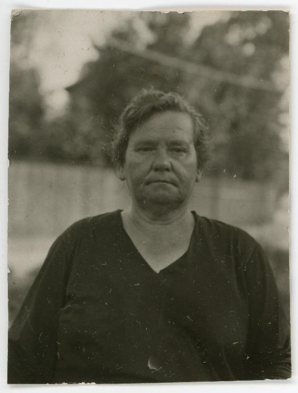 Zofia Bode, zdjęcie z estońskich akt paszportowych, 1932 r. (ERA.1.2.475)