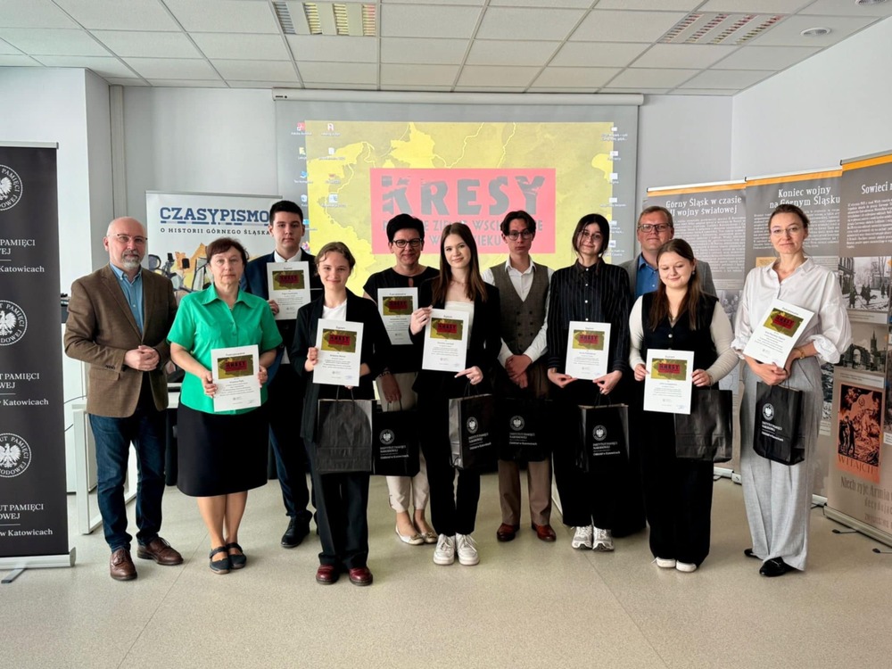 Wyniki etapu wojewódzkiego VII ogólnopolskiego konkursu edukacyjnego „Kresy – polskie ziemie wschodnie w XX wieku”. Fot. IPN Katowice