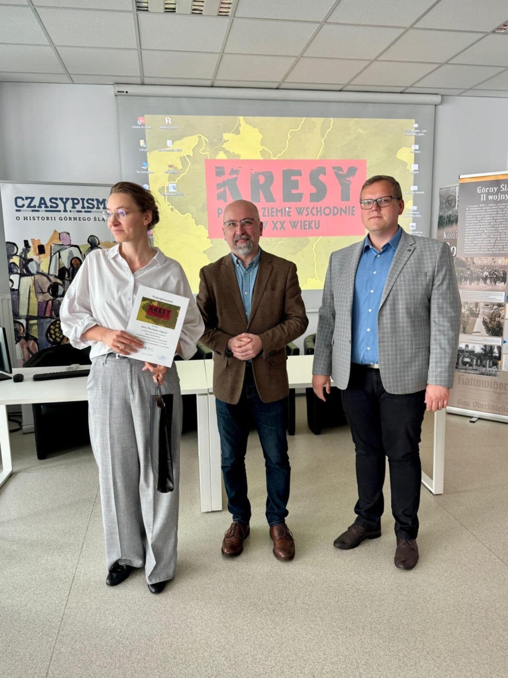 Wyniki etapu wojewódzkiego VII ogólnopolskiego konkursu edukacyjnego „Kresy – polskie ziemie wschodnie w XX wieku”. Fot. IPN Katowice