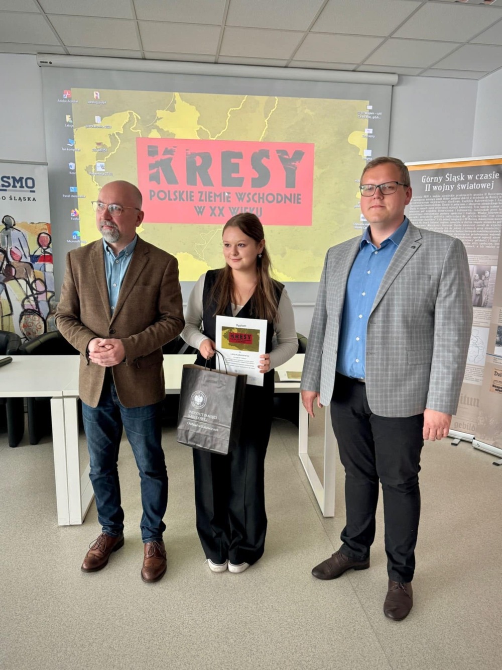 Wyniki etapu wojewódzkiego VII ogólnopolskiego konkursu edukacyjnego „Kresy – polskie ziemie wschodnie w XX wieku”. Fot. IPN Katowice