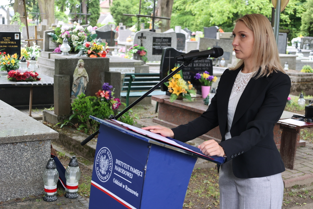 Postańcy śląscy Halina i Władysława Sołowijowie upamiętnieni w Rzeszowie. Fot. Katarzyna Gajda-Bator