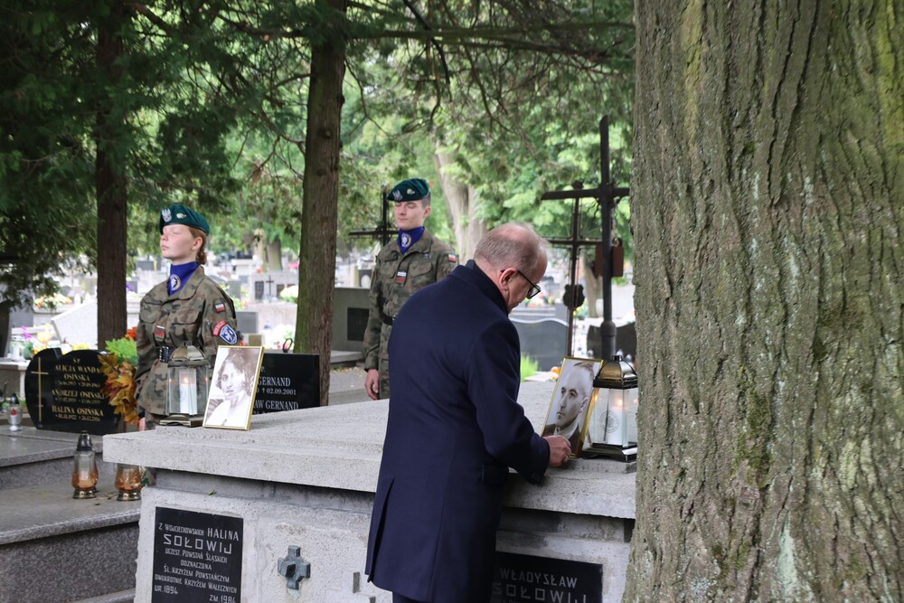 Postańcy śląscy Halina i Władysława Sołowijowie upamiętnieni w Rzeszowie. Fot. Katarzyna Gajda-Bator