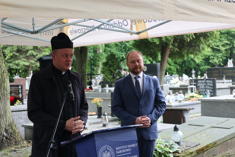 Postańcy śląscy Halina i Władysława Sołowijowie upamiętnieni w Rzeszowie. Fot. Katarzyna Gajda-Bator