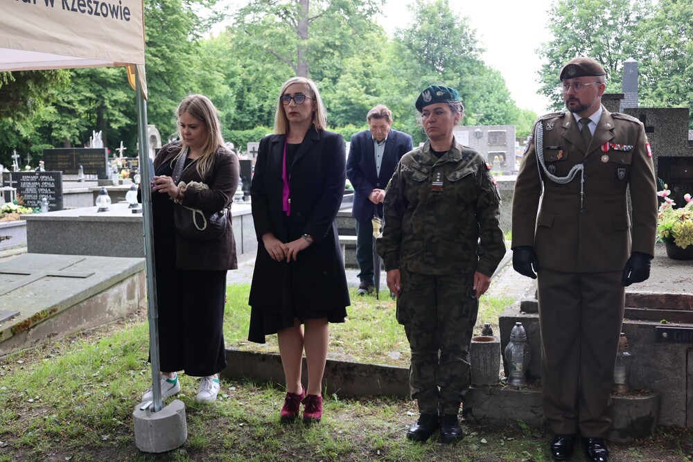 Postańcy śląscy Halina i Władysława Sołowijowie upamiętnieni w Rzeszowie. Fot. Katarzyna Gajda-Bator