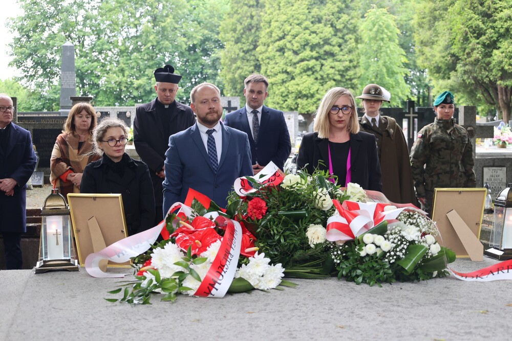Postańcy śląscy Halina i Władysława Sołowijowie upamiętnieni w Rzeszowie. Fot. Katarzyna Gajda-Bator