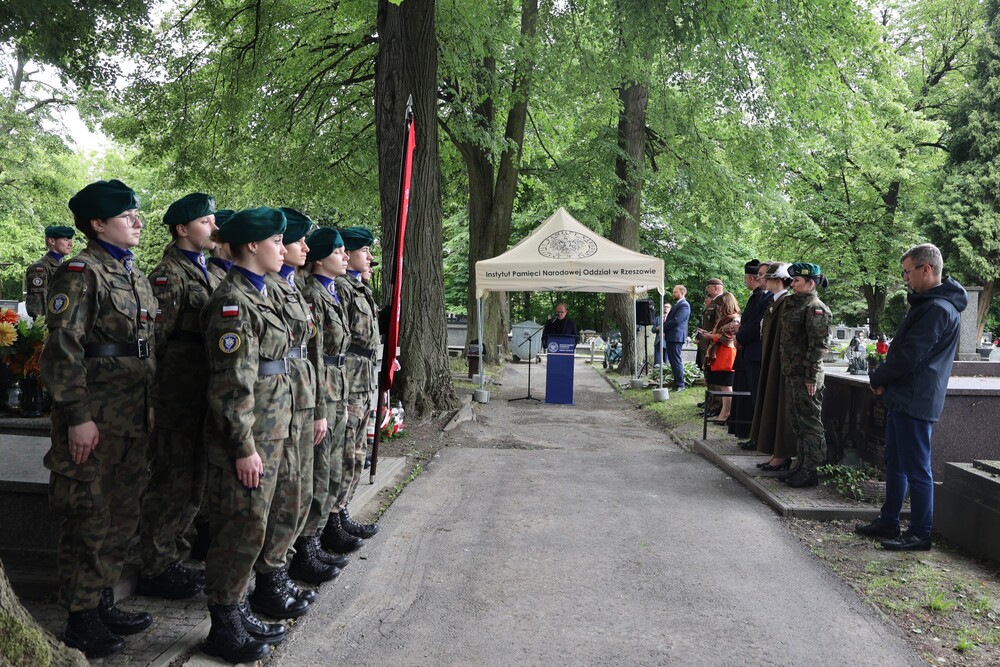 Postańcy śląscy Halina i Władysława Sołowijowie upamiętnieni w Rzeszowie. Fot. Katarzyna Gajda-Bator