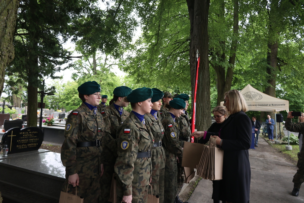 Postańcy śląscy Halina i Władysława Sołowijowie upamiętnieni w Rzeszowie. Fot. Katarzyna Gajda-Bator