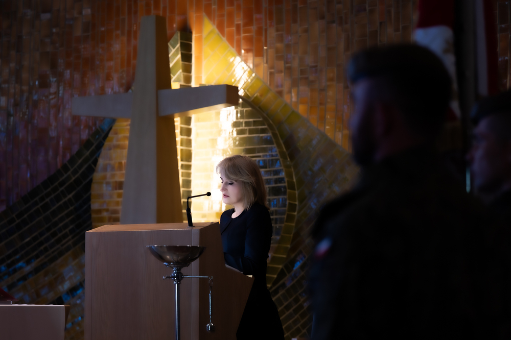 Uroczystość pogrzebowa Władysława Januszewskiego, Edmunda Kasprzyka oraz Henryka Skałeckiego, żołnierzy podziemia niepodległościowego w Katowicach. Fot.: IPN Krzysztof Łojko