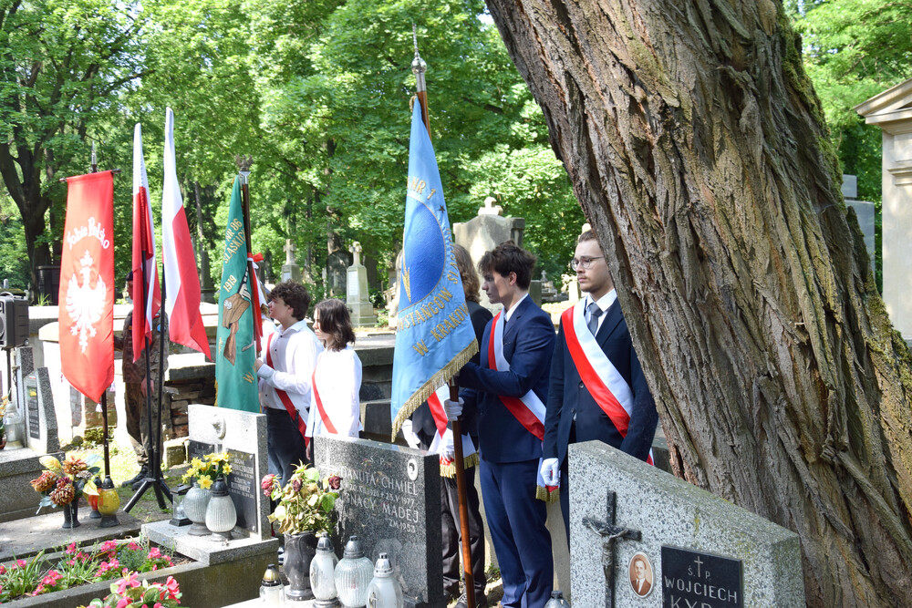 Uroczystość oznaczenia grobu powstańca śląskiego Stefana Iwańskiego znakiem pamięci „Tobie Polsko”. Fot.: IPN
