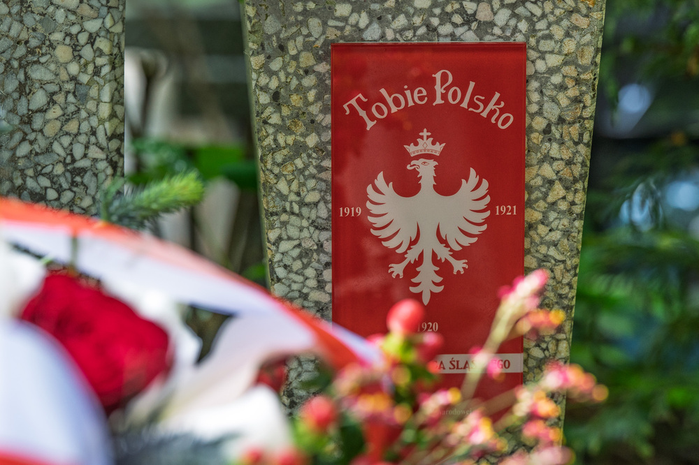 Uroczystość oznaczenia grobu weterana powstań śląskich śp. Franciszka Knappa znakiem pamięci „Tobie Polsko” oraz plakietą „Grób Weterana Walk o Wolność i Niepodległość Polski”. Fot.: IPN Krzysztof Łojko