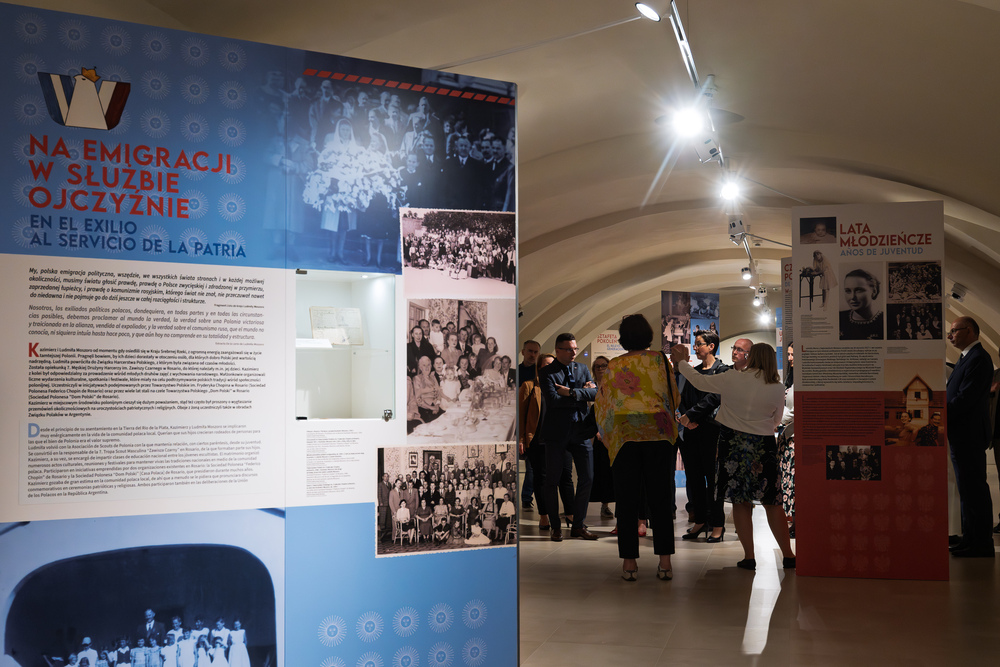 „Droga i dziedzictwo. Dzieje rodziny Moszoro / Camino y Legado. Historia de la Familia Moszoro” – wystawa Archiwum IPN na Jasnej Górze. Fot.: IPN Krzysztof Łojko