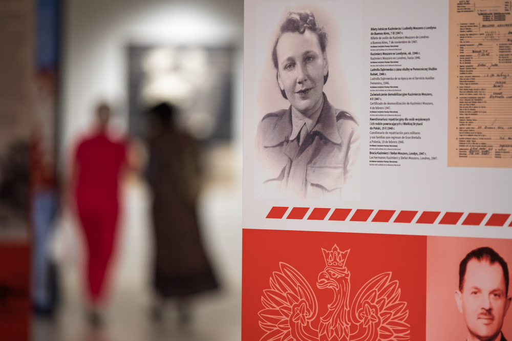 „Droga i dziedzictwo. Dzieje rodziny Moszoro / Camino y Legado. Historia de la Familia Moszoro” – wystawa Archiwum IPN na Jasnej Górze. Fot.: IPN Krzysztof Łojko