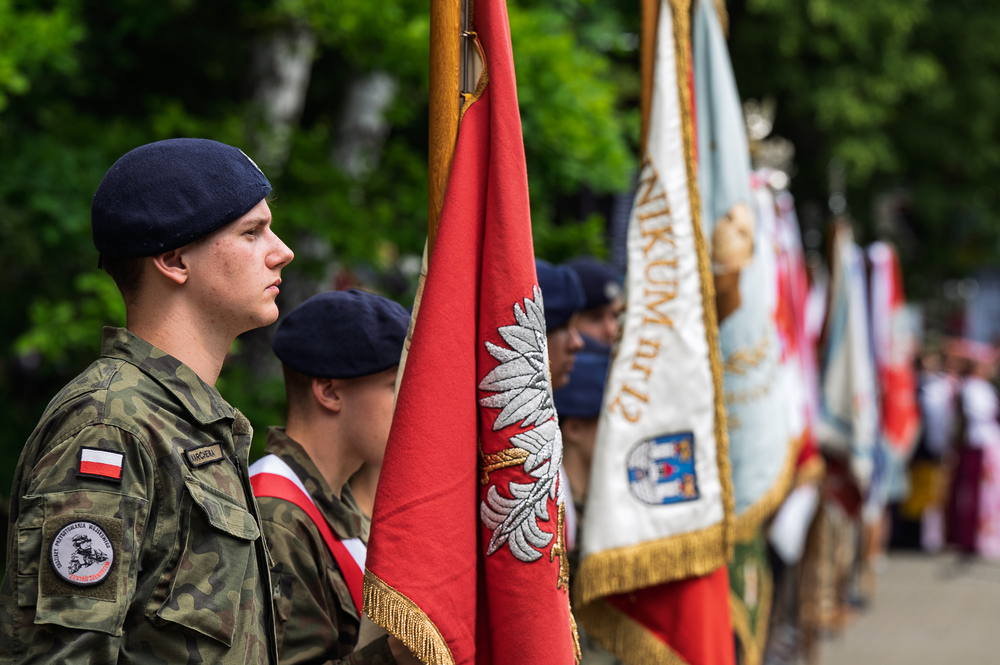 Obchody Narodowego Dnia Powstań Śląskich oraz Święta 13. Śląskiej Brygady Obrony Terytorialnej. Fot.: IPN Krzysztof Łojko