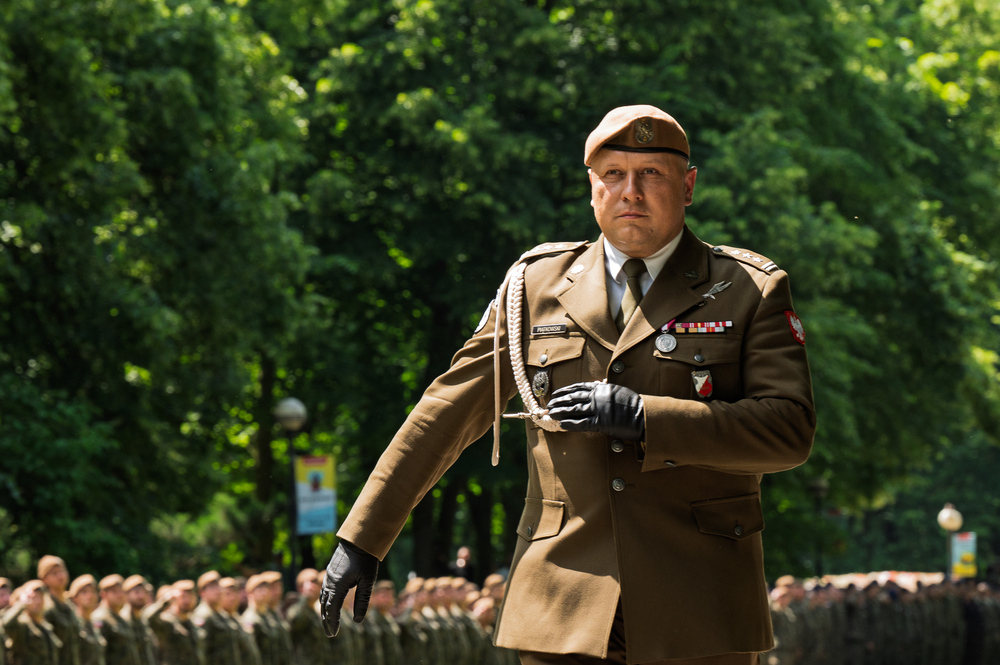 Obchody Narodowego Dnia Powstań Śląskich oraz Święta 13. Śląskiej Brygady Obrony Terytorialnej. Fot.: IPN Krzysztof Łojko