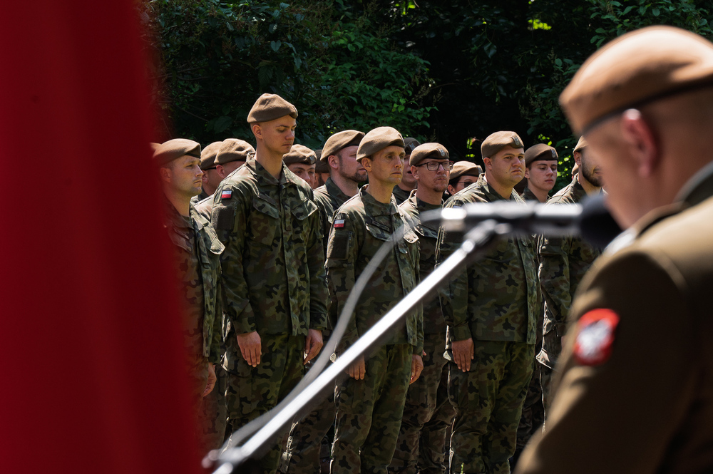 Obchody Narodowego Dnia Powstań Śląskich oraz Święta 13. Śląskiej Brygady Obrony Terytorialnej. Fot.: IPN Krzysztof Łojko