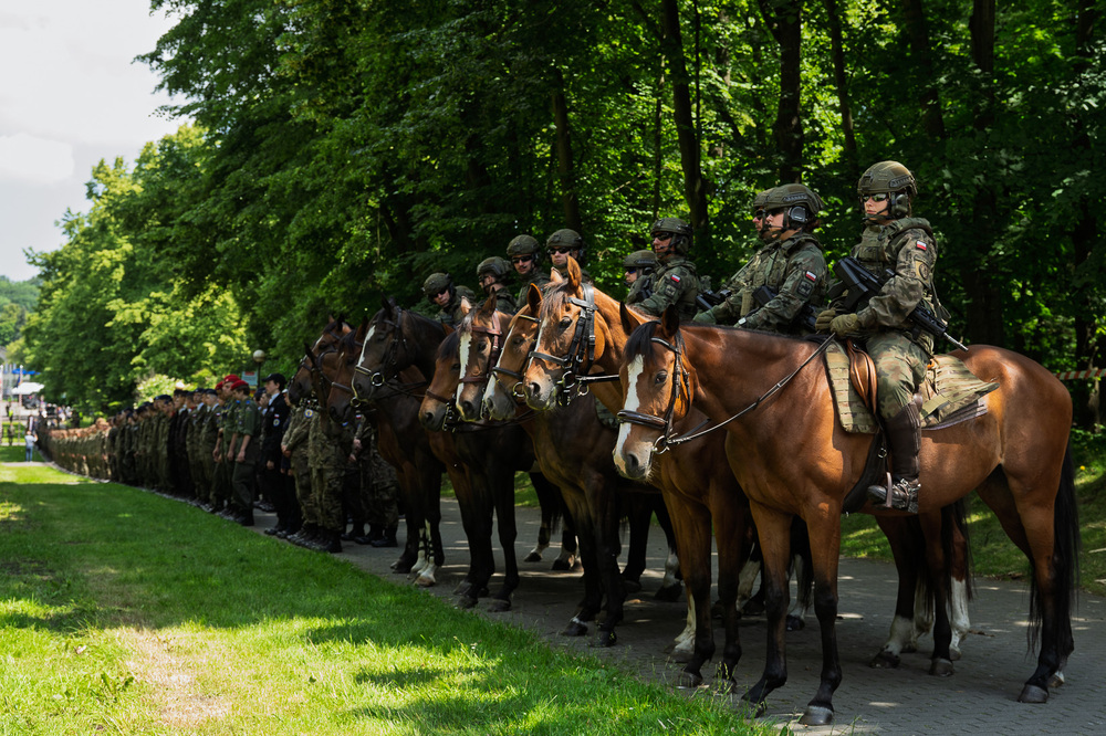 Obchody Narodowego Dnia Powstań Śląskich oraz Święta 13. Śląskiej Brygady Obrony Terytorialnej. Fot.: IPN Krzysztof Łojko