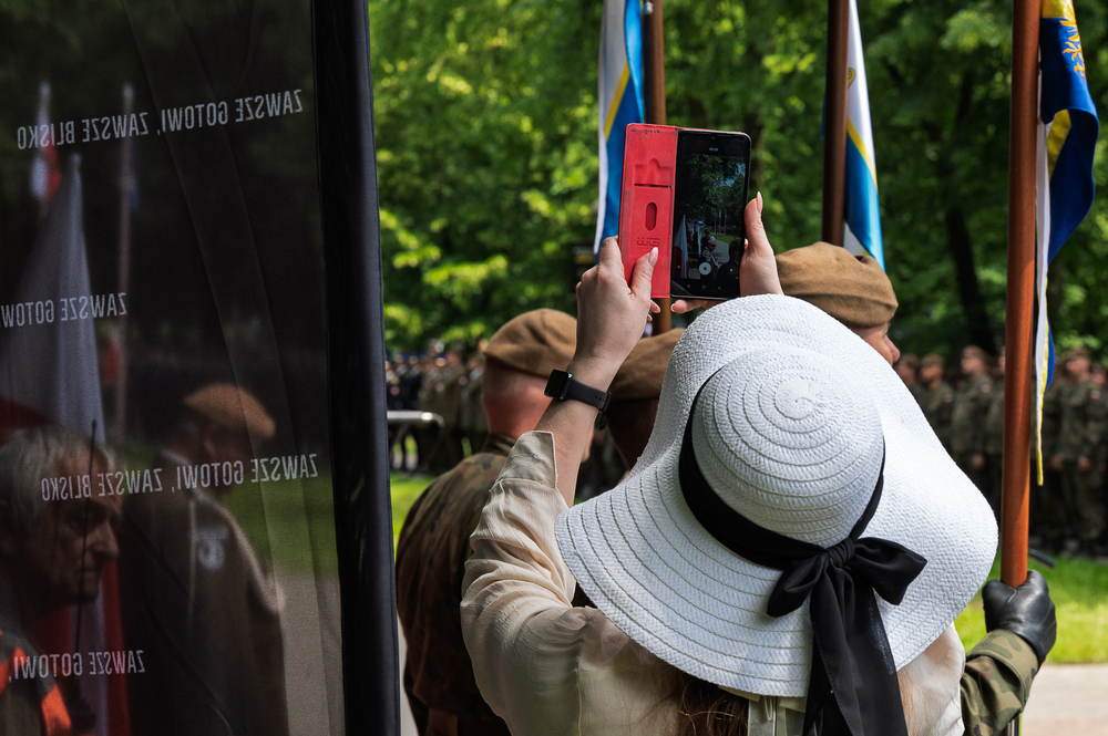 Obchody Narodowego Dnia Powstań Śląskich oraz Święta 13. Śląskiej Brygady Obrony Terytorialnej. Fot.: IPN Krzysztof Łojko