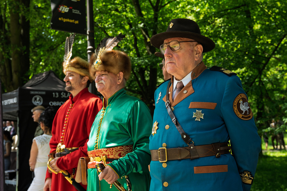 Obchody Narodowego Dnia Powstań Śląskich oraz Święta 13. Śląskiej Brygady Obrony Terytorialnej. Fot.: IPN Krzysztof Łojko