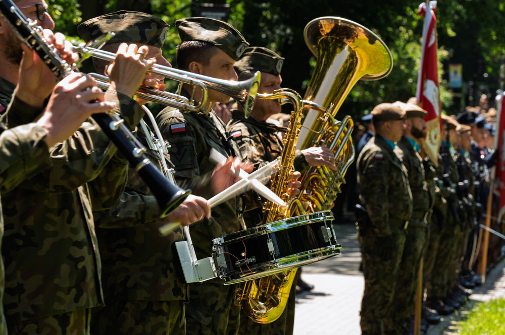 Obchody Narodowego Dnia Powstań Śląskich oraz Święta 13. Śląskiej Brygady Obrony Terytorialnej. Fot.: IPN Krzysztof Łojko