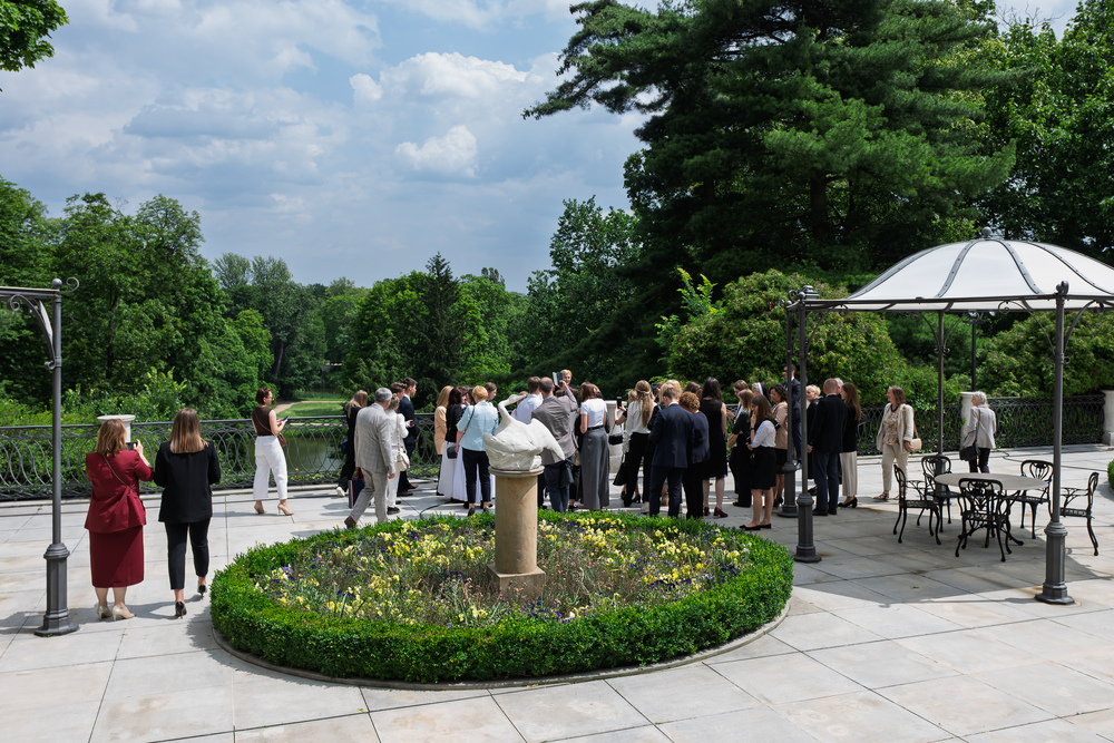Relacja z wizyty laureatów XI edycji Konkursu "W kręgu poezji i prozy lagrowej więźniarek FKL Ravensbrück im. Wandy Półtawskiej” w Belwederze. Fot.: IPN Krzysztof Łojko