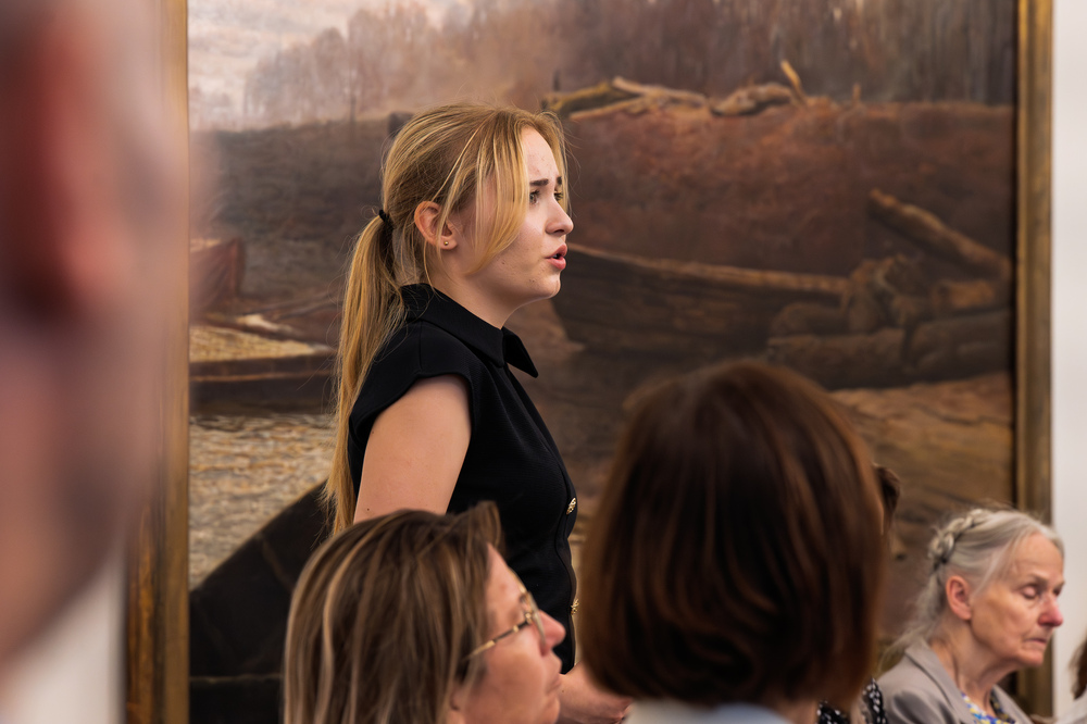 Relacja z wizyty laureatów XI edycji Konkursu "W kręgu poezji i prozy lagrowej więźniarek FKL Ravensbrück im. Wandy Półtawskiej” w Belwederze. Fot.: IPN Krzysztof Łojko