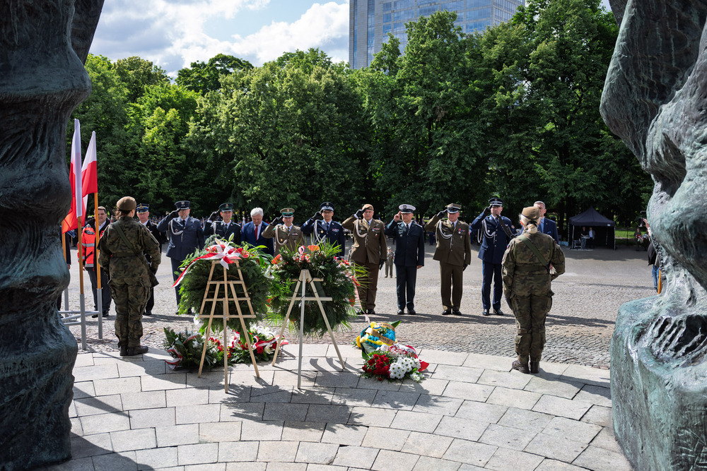 Narodowy Dzień Powstań Śląskich – uroczyste obchody w Katowicach. Fot.:IPN Krzysztof Łojko
