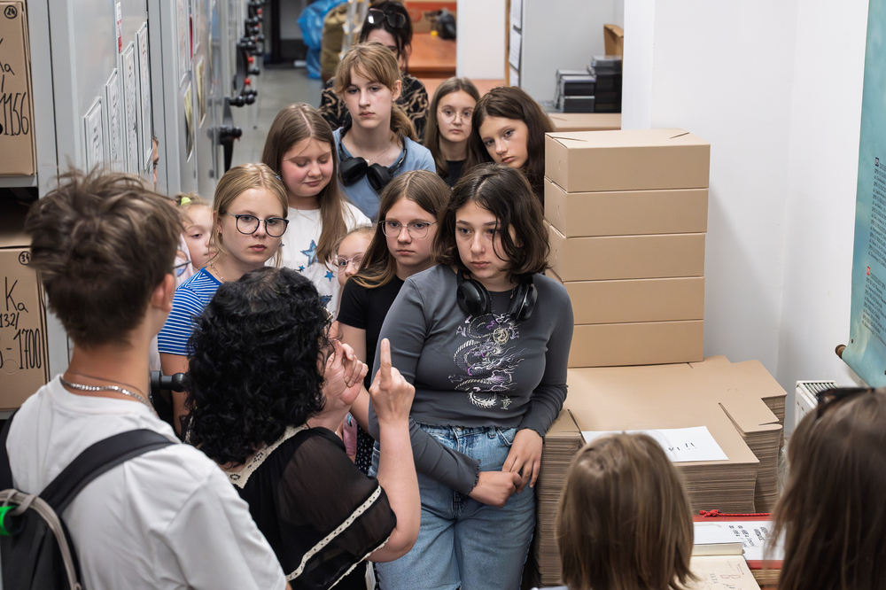 W katowickim Oddziale IPN odbyły się kolejne zajęcia edukacyjne z cyklu „Co kryją archiwa IPN?”. Fot.: IPN Krzysztof Łojko