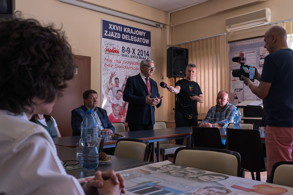 Licealiści o „Solidarności” – finał bielskiego konkursu plastycznego. Fot.: IPN Krzysztof Łojko