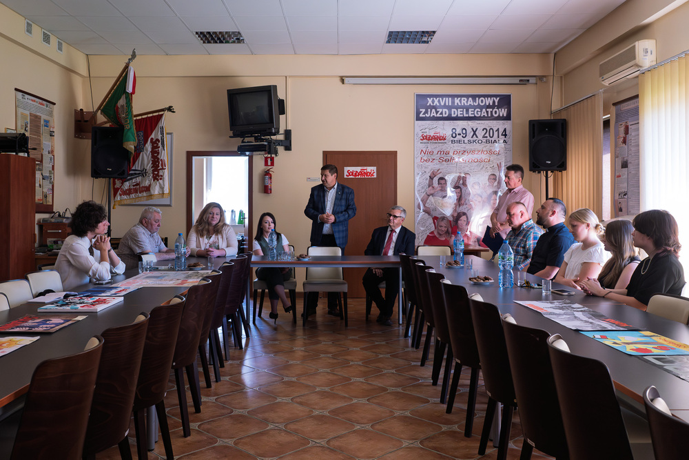 Licealiści o „Solidarności” – finał bielskiego konkursu plastycznego. Fot.: IPN Krzysztof Łojko