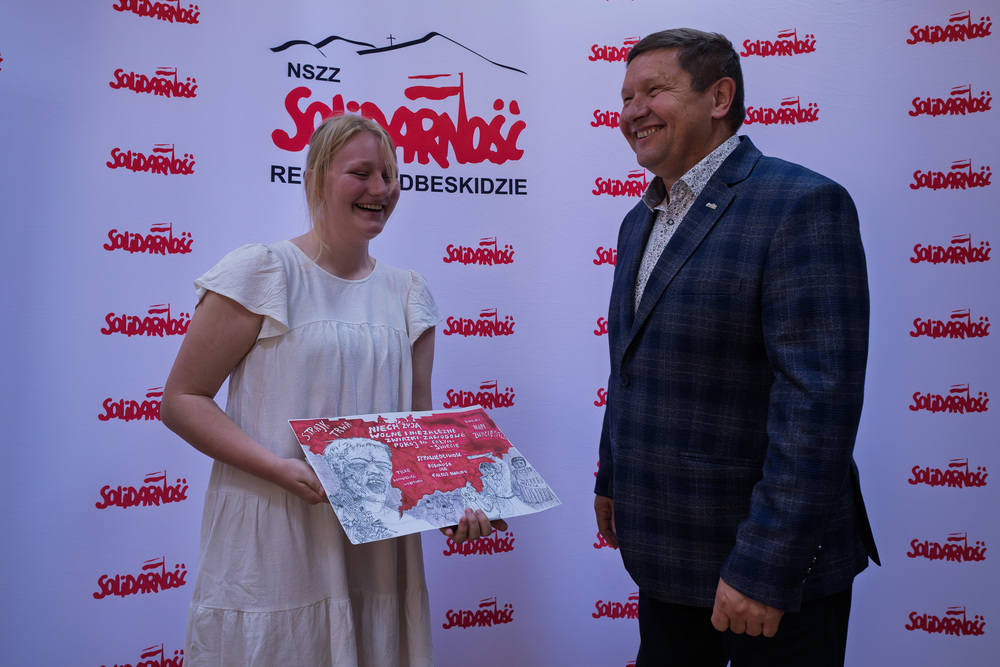 Licealiści o „Solidarności” – finał bielskiego konkursu plastycznego. Fot.: IPN Krzysztof Łojko