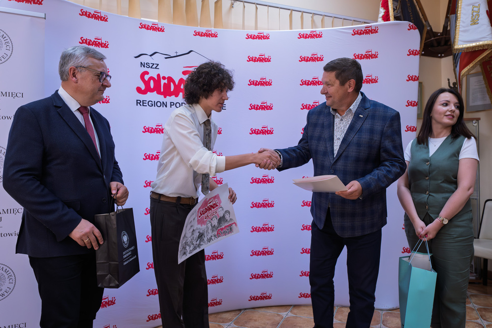 Licealiści o „Solidarności” – finał bielskiego konkursu plastycznego. Fot.: IPN Krzysztof Łojko