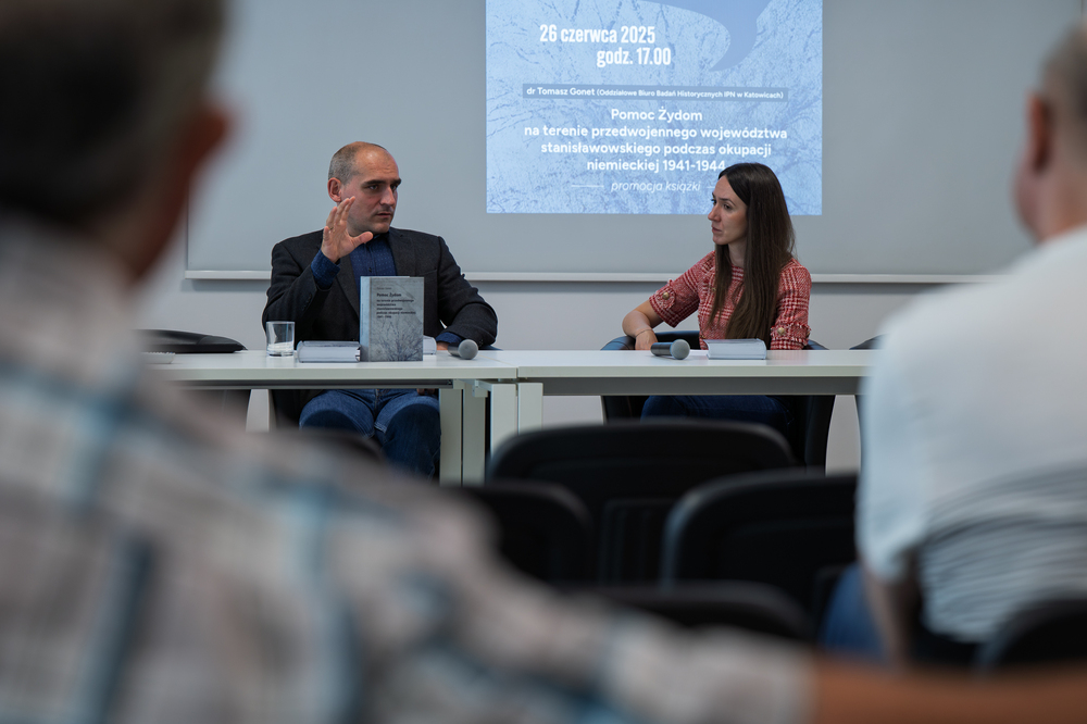 Dyskusja wokół najnowszej publikacji dr. Tomasz Goneta. Fot.: IPN Krzysztof Łojko