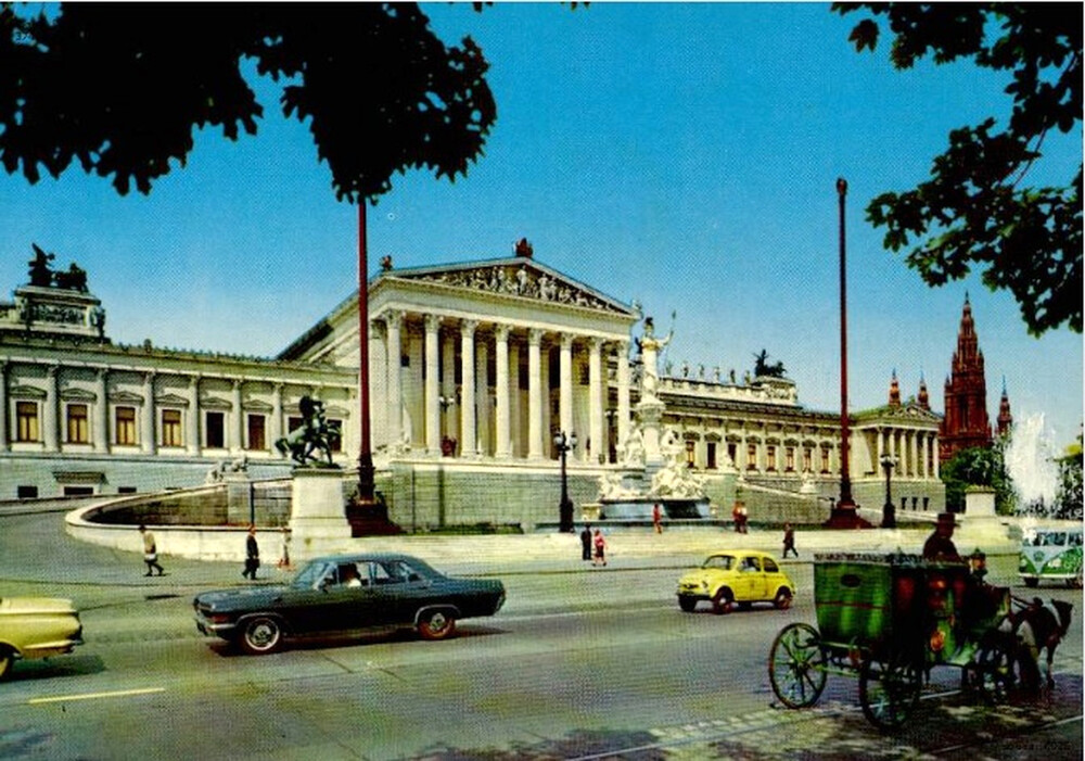 Wiedeń, parlament, 1978 r. (wyd. Weihs & CO, 1070 Wien; IPN Ka 036/1341)