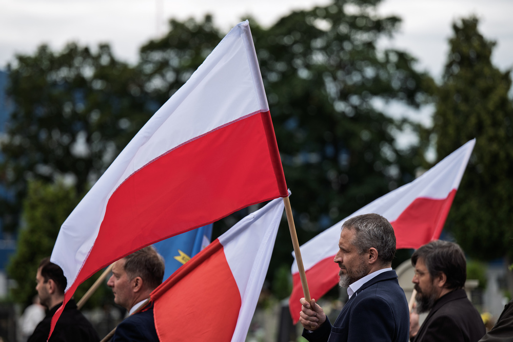 Obchody 82. rocznicy ukraińskiego ludobójstwa na Wołyniu – Katowice, 11 lipca 2025. Fot.: IPN Krzysztof Łojko