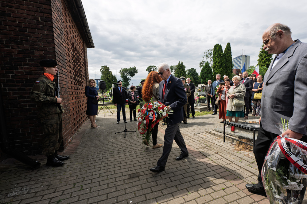 Obchody 82. rocznicy ukraińskiego ludobójstwa na Wołyniu – Katowice, 11 lipca 2025. Fot.: IPN Krzysztof Łojko
