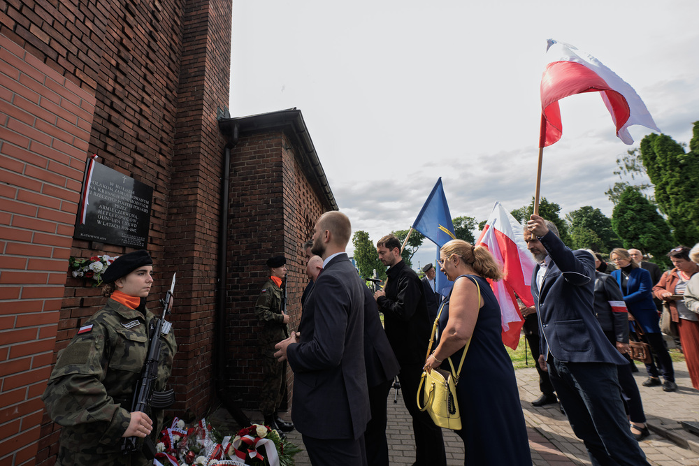 Obchody 82. rocznicy ukraińskiego ludobójstwa na Wołyniu – Katowice, 11 lipca 2025. Fot.: IPN Krzysztof Łojko