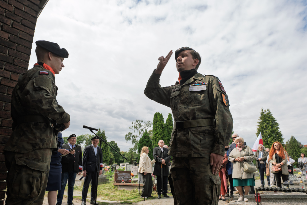 Obchody 82. rocznicy ukraińskiego ludobójstwa na Wołyniu – Katowice, 11 lipca 2025. Fot.: IPN Krzysztof Łojko