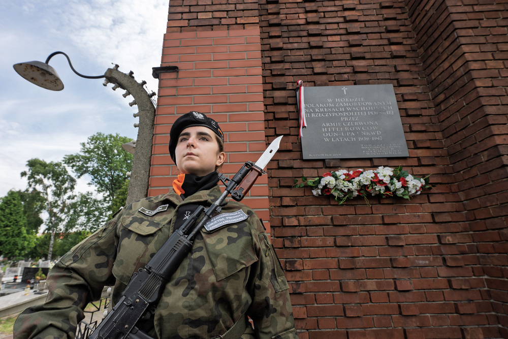 Obchody 82. rocznicy ukraińskiego ludobójstwa na Wołyniu – Katowice, 11 lipca 2025. Fot.: IPN Krzysztof Łojko