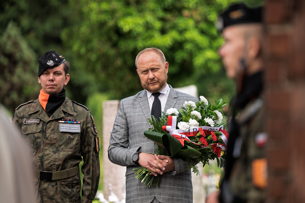 Obchody 82. rocznicy ukraińskiego ludobójstwa na Wołyniu – Katowice, 11 lipca 2025. Fot.: IPN Krzysztof Łojko