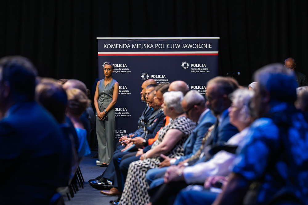 Dyrektor Oddziału IPN w Katowicach odznaczony Medalem 100-lecia Śląskiej Policji. Fot.: IPN Krzysztof Łojko