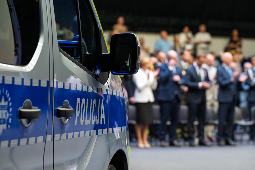 Dyrektor Oddziału IPN w Katowicach odznaczony Medalem 100-lecia Śląskiej Policji. Fot.: IPN Krzysztof Łojko