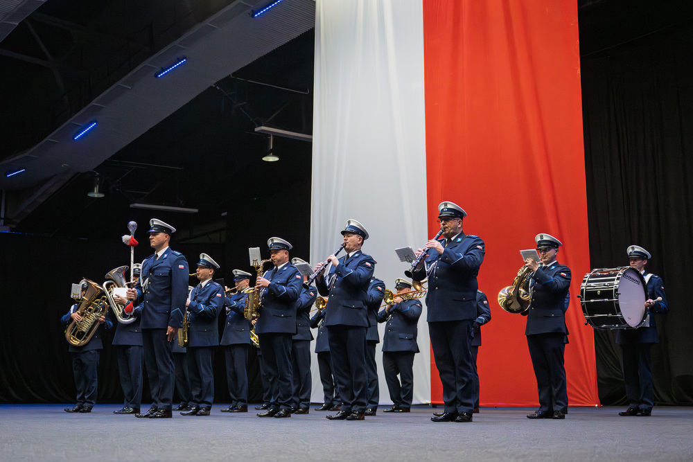 Dyrektor Oddziału IPN w Katowicach odznaczony Medalem 100-lecia Śląskiej Policji. Fot.: IPN Krzysztof Łojko