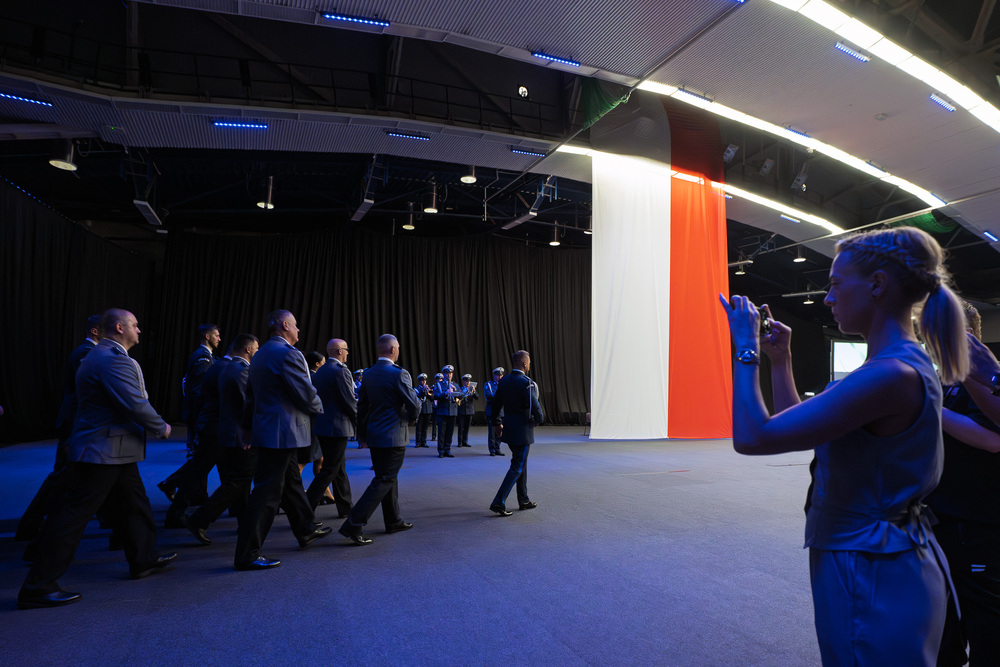 Dyrektor Oddziału IPN w Katowicach odznaczony Medalem 100-lecia Śląskiej Policji. Fot.: IPN Krzysztof Łojko