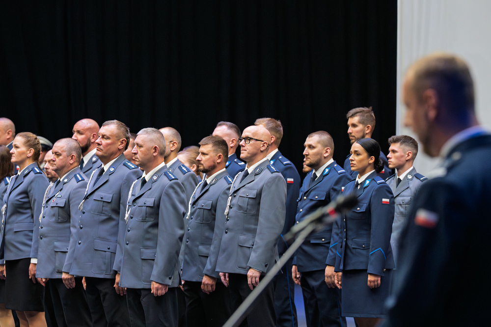 Dyrektor Oddziału IPN w Katowicach odznaczony Medalem 100-lecia Śląskiej Policji. Fot.: IPN Krzysztof Łojko