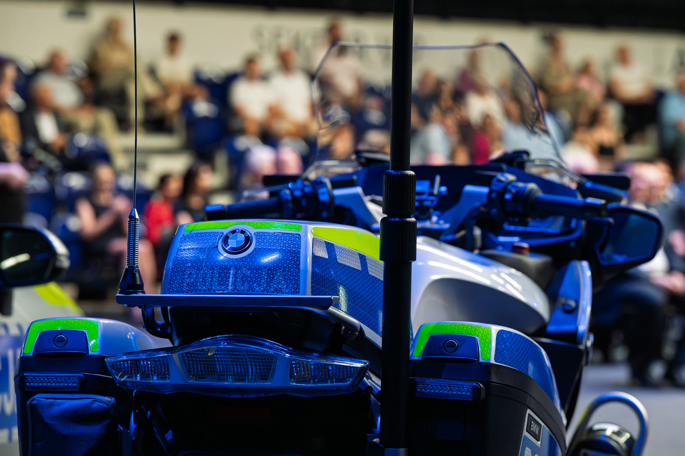 Dyrektor Oddziału IPN w Katowicach odznaczony Medalem 100-lecia Śląskiej Policji. Fot.: IPN Krzysztof Łojko