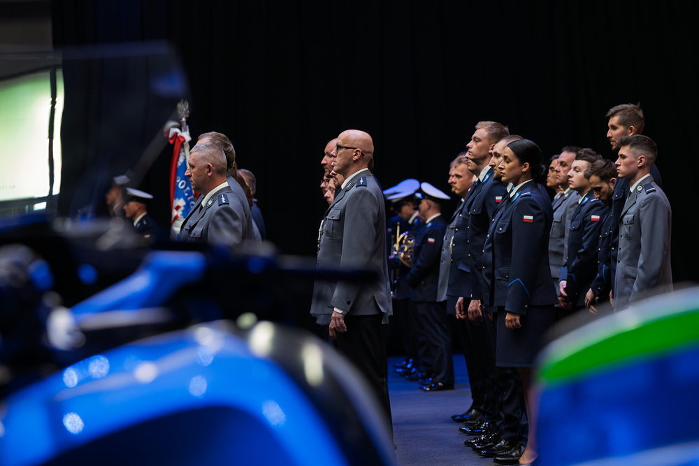 Dyrektor Oddziału IPN w Katowicach odznaczony Medalem 100-lecia Śląskiej Policji. Fot.: IPN Krzysztof Łojko
