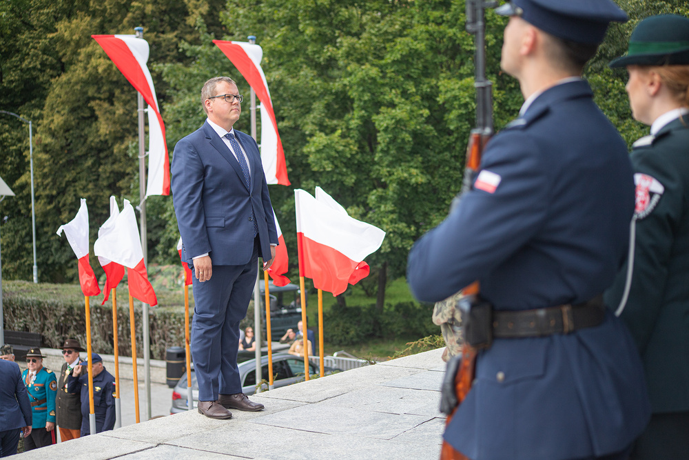 Wojewódzkie obchody Święta Wojska Polskiego. Fot. GZM. Górnośląsko-Zagłębiowska Metropolia
